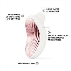 LELO Sona 3 Clitoral Massager Cream - Image 4