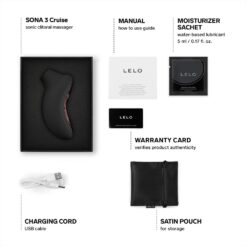 LELO Sona 3 Cruise Clitoral Massager Black - Image 5