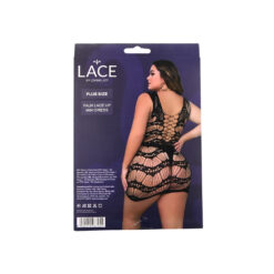 Lace by LJ Plus Size Lace Up Mini Dress - Image 10